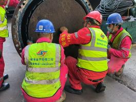 金升管道施工現(xiàn)場